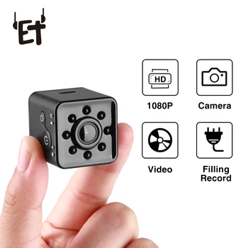 

ET SQ13 Wifi Waterproof Camera 1080P HD Video Recorder Infrared Night Detection Mini Camera 360 Degree Rotation Digital Camera