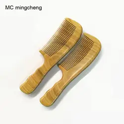 MC абсолютно весь древесина сандалового дерева волосы расческой Нет статический деревянный гребень для волос Кисточки узкий зуб ручной