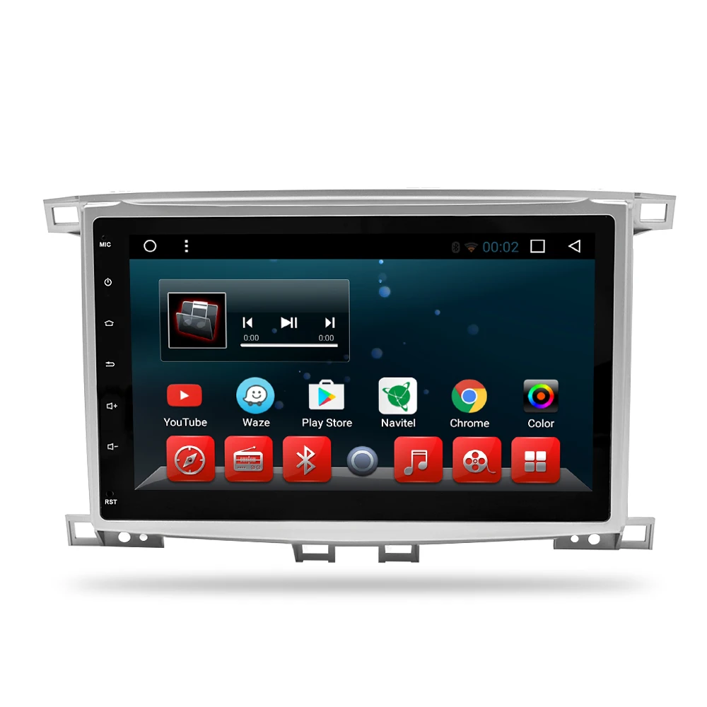 Best Android 8.1 Car DVD Stereo Multimedia For Lexus LX470 Toyota Land Cruiser100/LC100 Auto Radio GPS Glonass Navigation 2G ROM 14