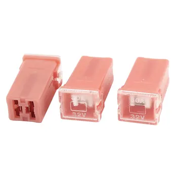 

X Autohaux 3 Pcs Pal Pacific Type J Case Female Slow Blow Fuse 30A 32V For Car