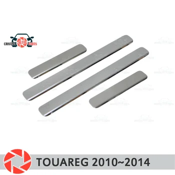 

Door sills for Volkswagen Touareg 2010~2014 step plate inner trim accessories protection scuff car styling decoration