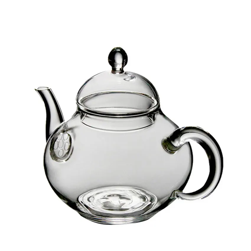 Office Good Clear Borosilicate Glass Teapot With 260ML Teapot Cambered