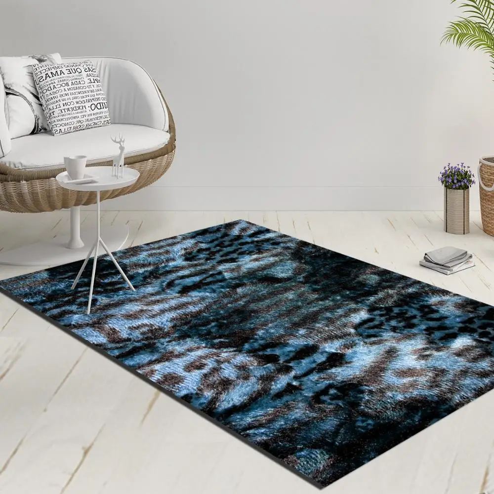 Else Nordec черно-белый ikat скандинавский геометрический 3d принт Противоскользящий килим моющийся декоративный килим Площадь Ковер богемный ковер