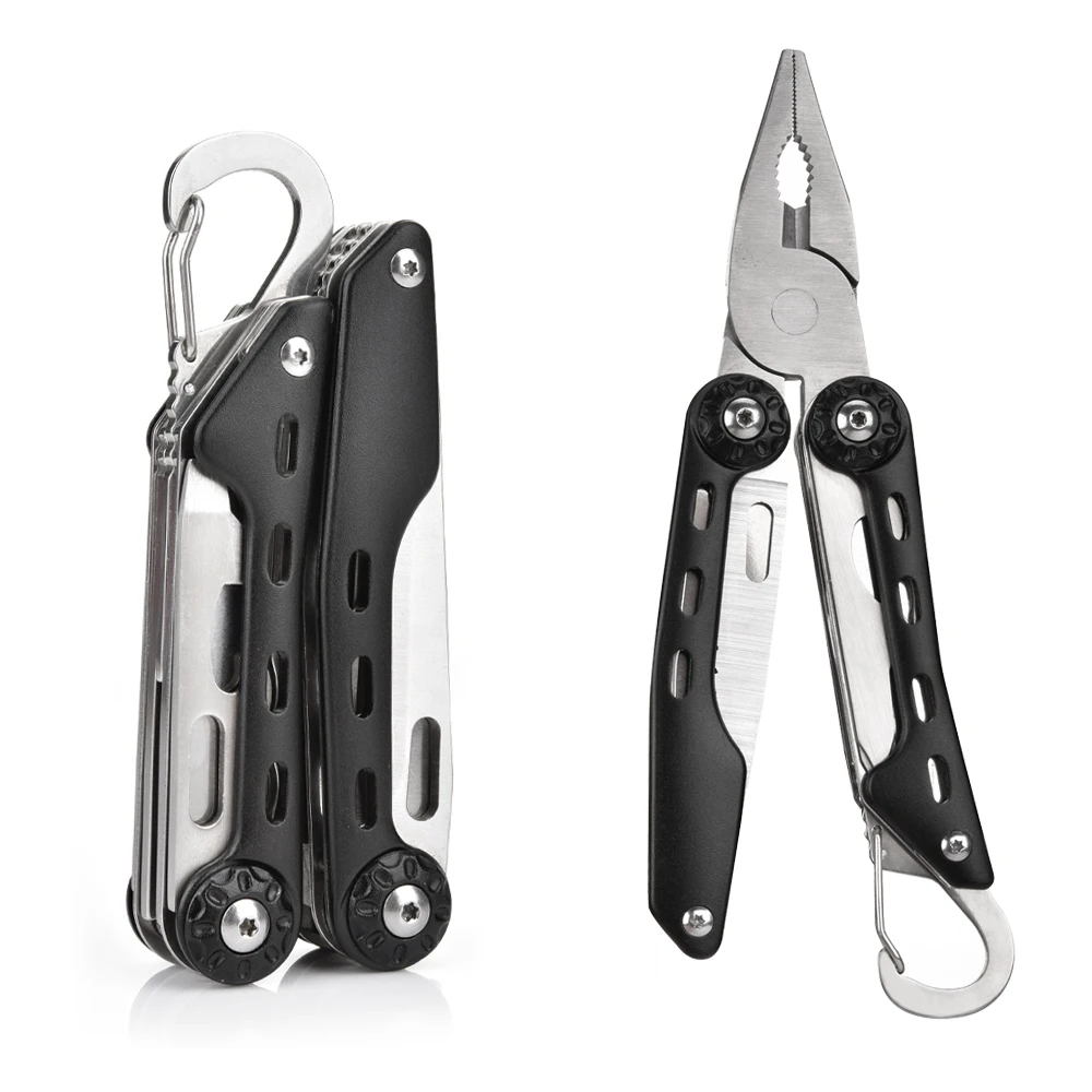 

10 in 1 Stainless Steel Multifunctional Plier Multitool Foldable Needlenose Pliers With Carry Case