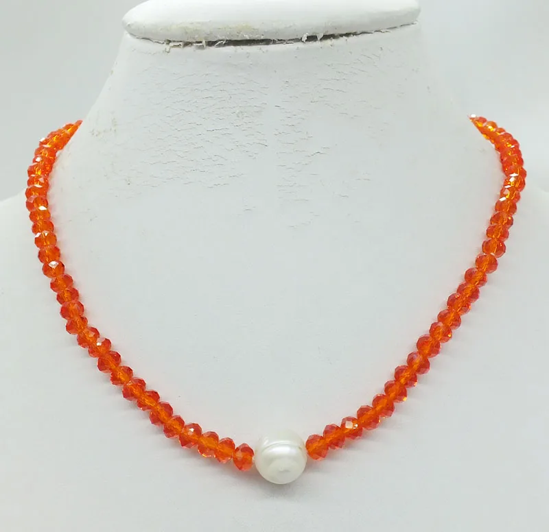 

crystal necklace 16"
