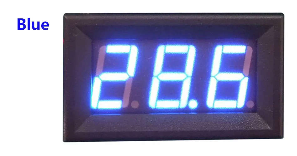 YB27 DC Voltage Meter DC 4.5-30V Two-wire LED DC Digital Voltmeter Digital Voltmeter Tester Electric Car (4)