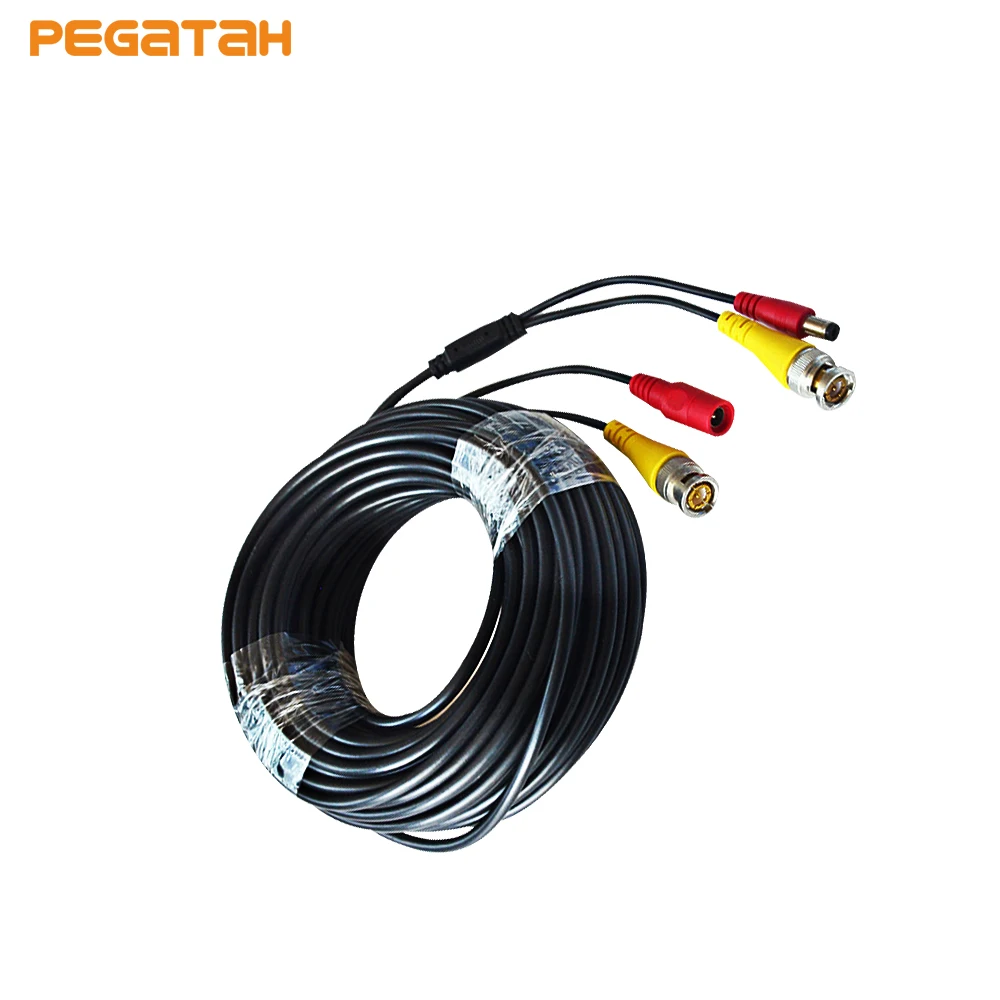 

New 20M CCTV Accessory BNC Video Power White Cable Analog AHD CCTV Surveillance Camera DVR security system