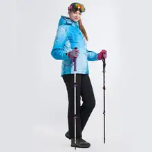 LANLAKA Для женщин лыжный костюм Лыжный Спорт сноуборд куртка брюки ветрозащитные Водонепроницаемый уличная спортивная одежда зима Костюмы брюк Термальность костюм
