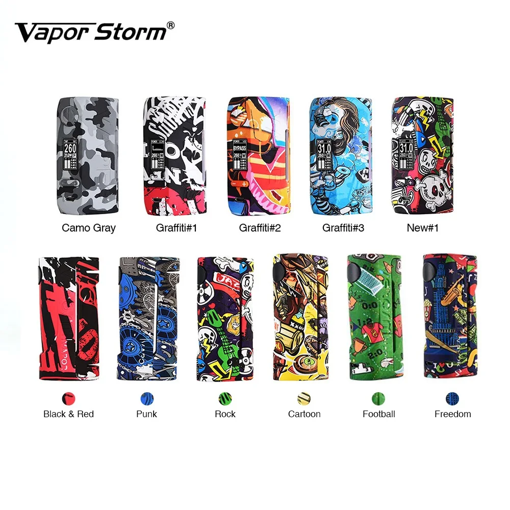 

200W Vapor Storm Storm230 TC Box MOD Puma vs Vapor Storm ECO Box Mod Powered by 18650 battery e cig vape mod vs Thor Mod