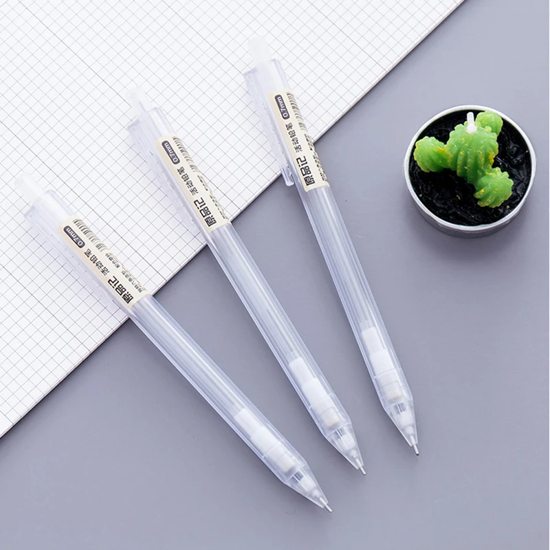 Korean Style Mechanical Pencil Stationery Transparent Automatic Pencils