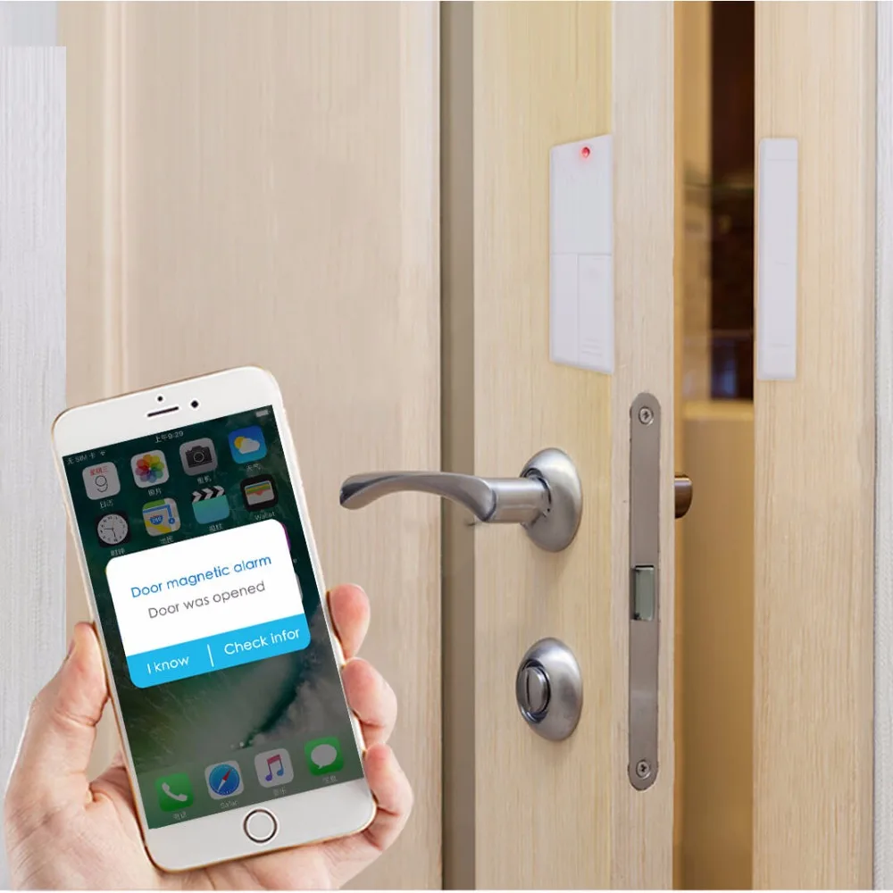 

2.4G Intelligent door, magnetic switch, door and window security home security single product