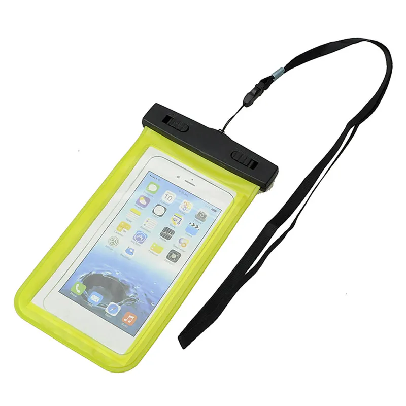 Универсальный Водонепроницаемый Чехол для iPhone X XS Max, чехол для телефона, сумка для плавания, водонепроницаемая сумка для дайвинга - Цвет: Yellow