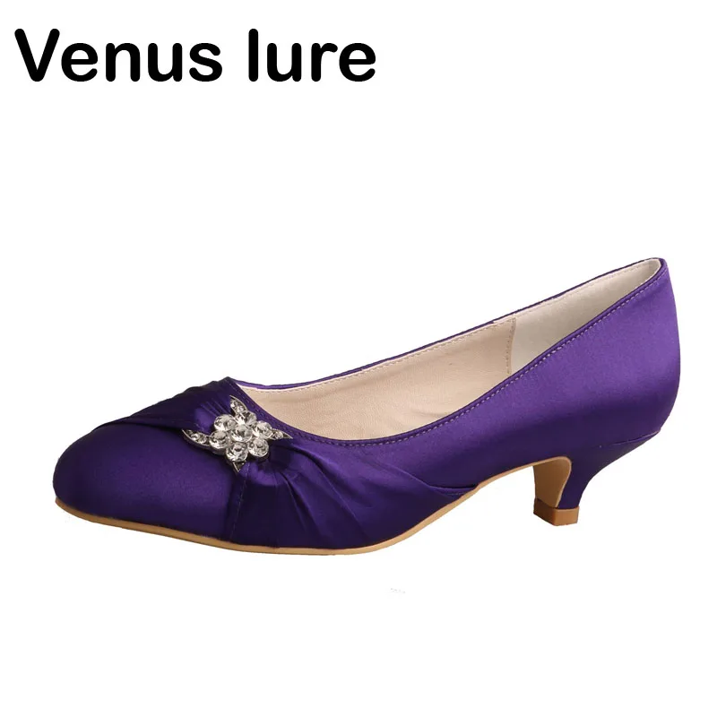 Venus lure на заказ ручной работы с закрытым носком фиолетовые атласные женские