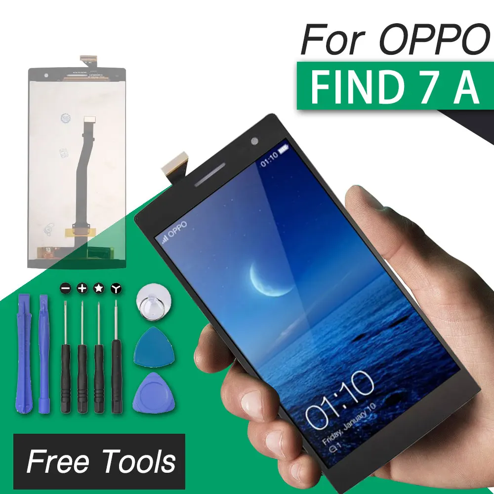 Высококачественный ЖК-экран для OPPO find 7 lite lcd с сенсорным экраном в сборе X9007 a