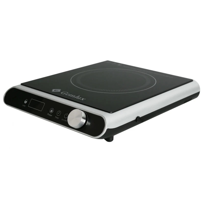 Плита электрическая GEMLUX GL-IP55A (Мощность 2000 Вт, плита инфракрасная, 1 конфорка, ЖК-дисплей, таймер,15 уровней мощности 100-2000 Вт)