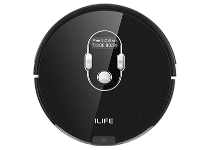 Робот-пылесос ILIFE A7 с управлением по Wi-Fi(150 мин на одном заряде, 76мм