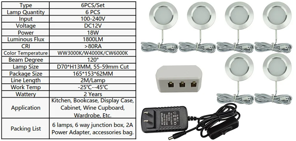 AC 100-240V адаптер и переключатель DC 12V 3W светодиодный светильник под шкаф s костюм встроенный винный шкаф лампа низкого напряжения светодиодное освещение для шкафа