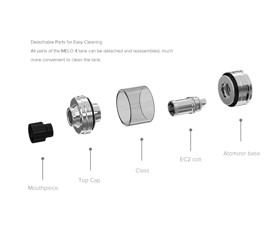 Eleaf Melo 4 D25 Melo 4 D22 атомайзер 4,5 мл 2 мл электронная сигарета танк подходит для Eleaf i80 i200 мод Vape