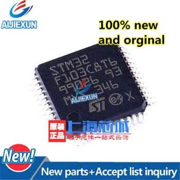 

5Pcs 100% New and original STM32F103C8T6 QFP48 Performance line, ARM-based 32-bit MCU with Flash, USB, CAN in stock