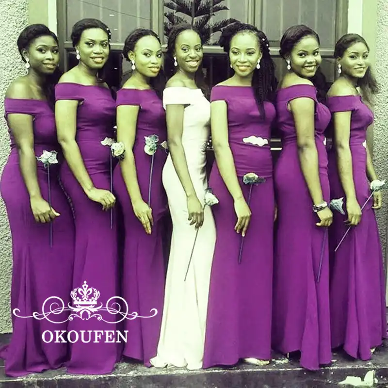 Satin Mermaid Bridesmaid Dresses