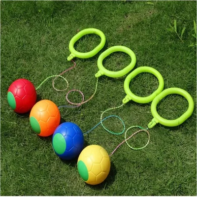 

Family Outdoor Leg Ball Anklet Ball Rotating Ring Funny Bouncing Balls Foot Flashing Skip Ball Jump Ropes Sports Swing Ball