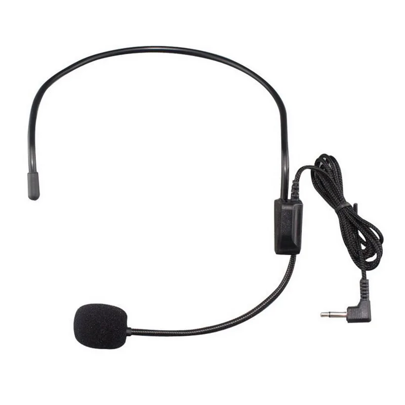 

Headset wired microphone, multi-function loudspeaker microphone, threaded headset