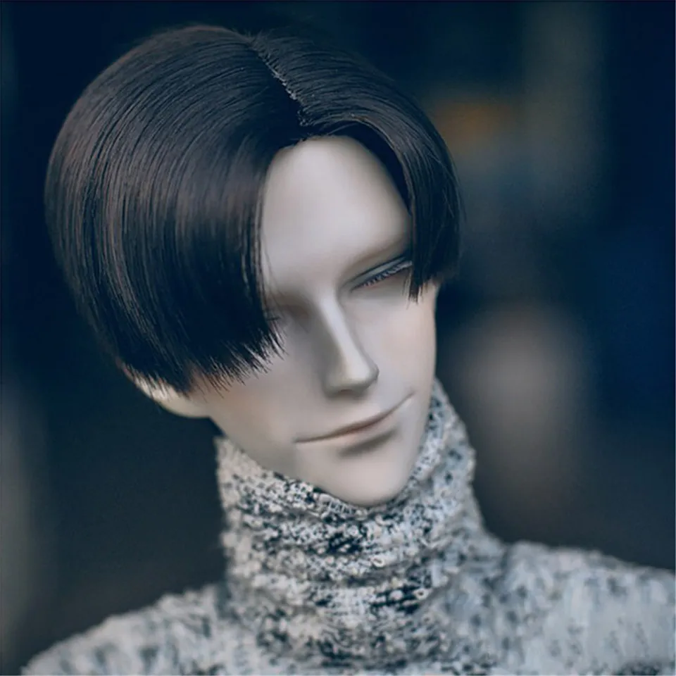 

Cateleya Doll accessories bjd doll wigs small demon long straight hair card love boys good-looking wigs with bangs wigs