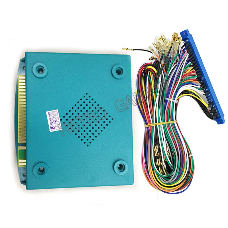 Аркадный картридж AIR ATTACK 56 в 1 JAMMA аркадная игра доска только VGA выход для монет игровой автомат - Цвет: with jamma cable