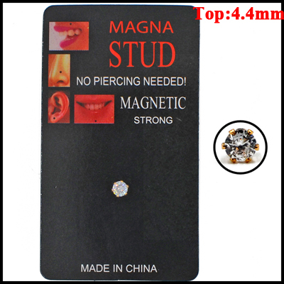 Designs  Fake Cheater Piercing Non Pierced Magnet Ear Lip Labret Nose Ring Stud Jewelry Magnetic Tunnel Plugs Earring