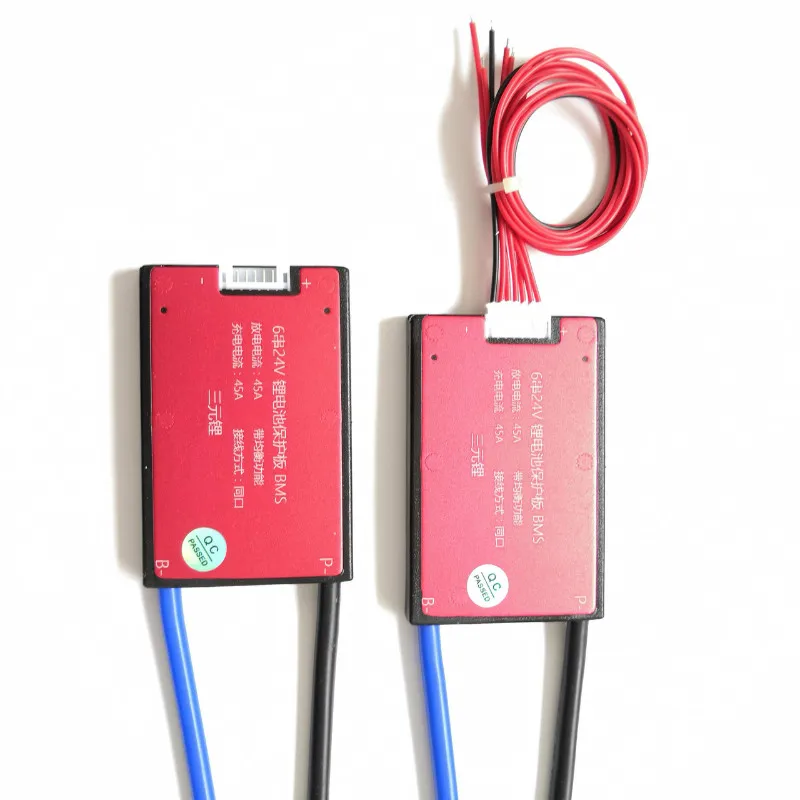 BMS 6 S 15A 25A 35A 45A 24 в PCM/PCB/BMS отдельный порт/Общий порт для LiNCM аккумулятор 18650 литий