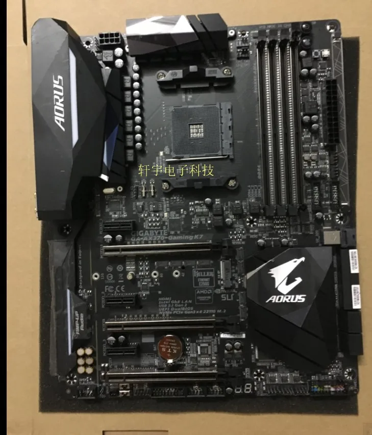 Am4 Gigabyte Ga Ax370 Gaming K7中古オリジナルデスクトップx370マザーボードax370 Gaming K7 Ddr4 Usb3 0 Sata3 Motherboards Aliexpress