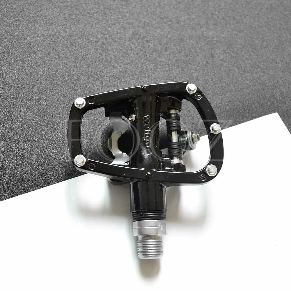 Black Come With Cleat Set Wellgo R120B Sealed Bearing Road Bike Pedal
