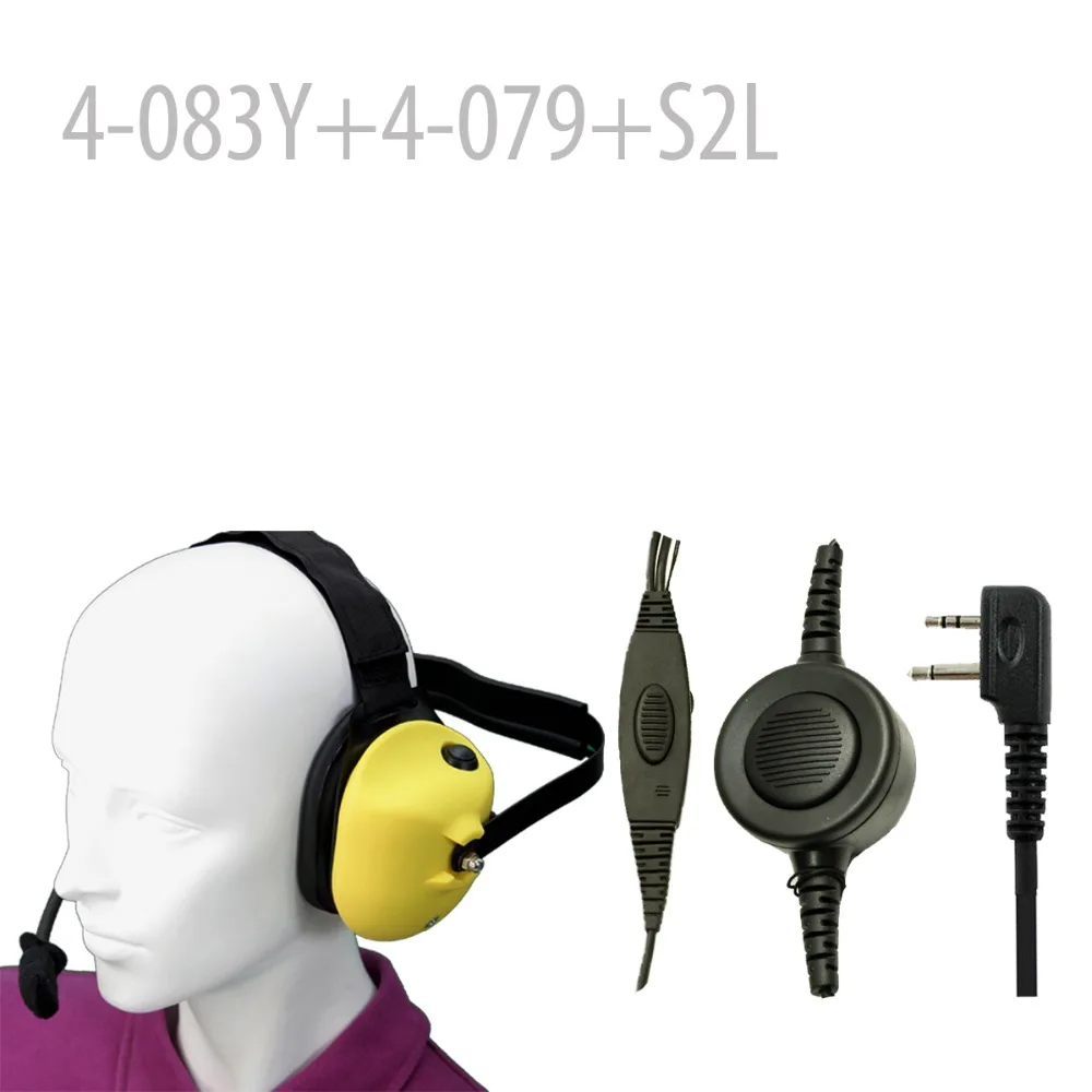 

Heavy duty Noise reduction Headset-Y+Mini Din Plug 44-S2L for SP14 SP120 SP130 SP300 75-785 75440 G-225 G-227 G-300 GTX-200