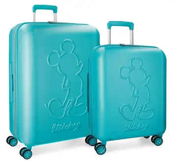 

Juego de maletas Mickey Premium rígidas 55-68cm turquesa