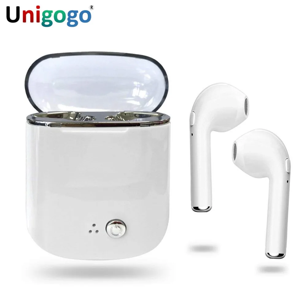

i7S TWS Wireless Sport Earbuds Earphones Stereo Twins Bluetooth Headphones Cordless Portable Music Headset with Mic for Phone