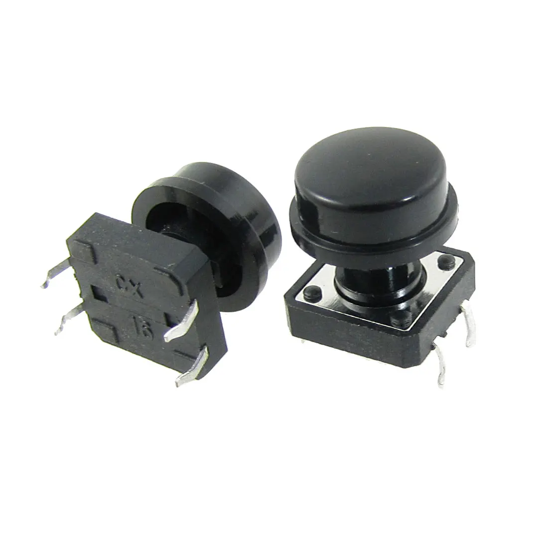 

UXCELL 10Pcs Momentary Tact Tactile Push Button Switch 12 X 12Mm X 12Mm 4 Pin Dip W Cap momentary