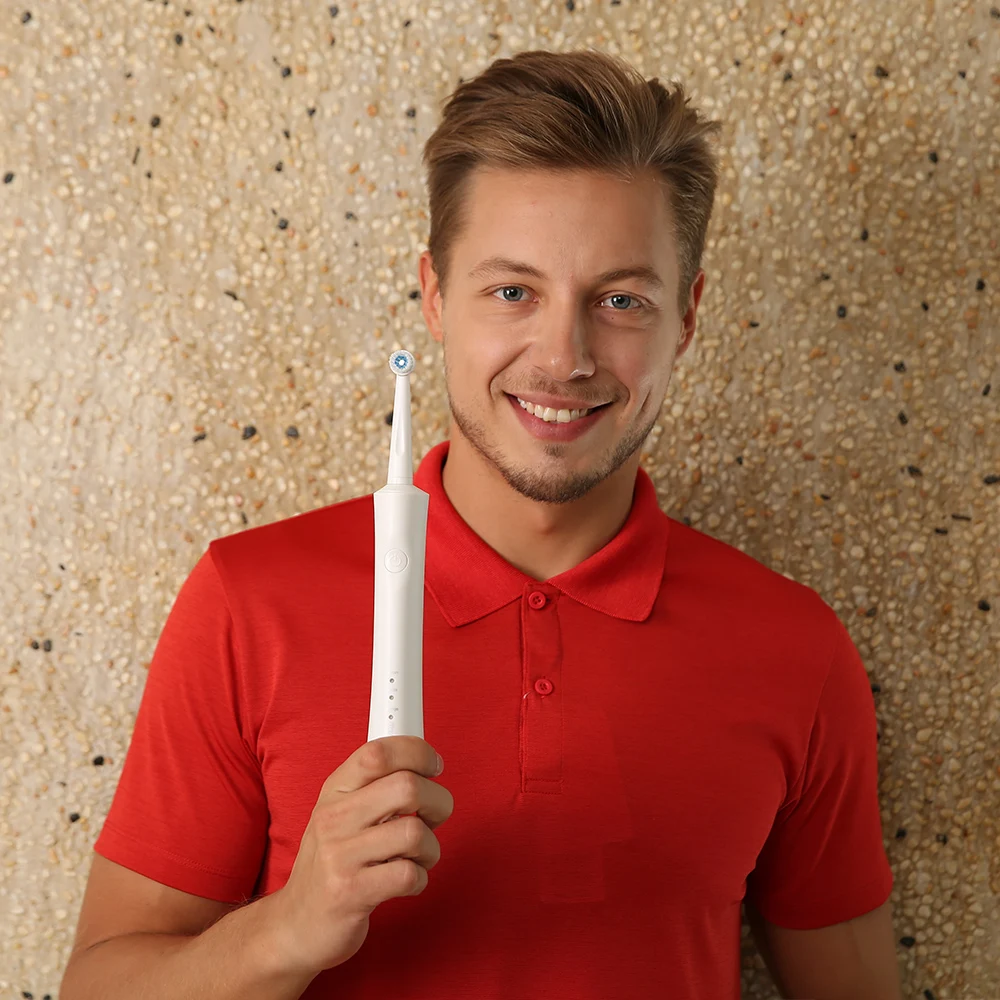 Регулируемая вращающаяся электрическая зубная щетка USB R02|electric toothbrush rotation|teeth