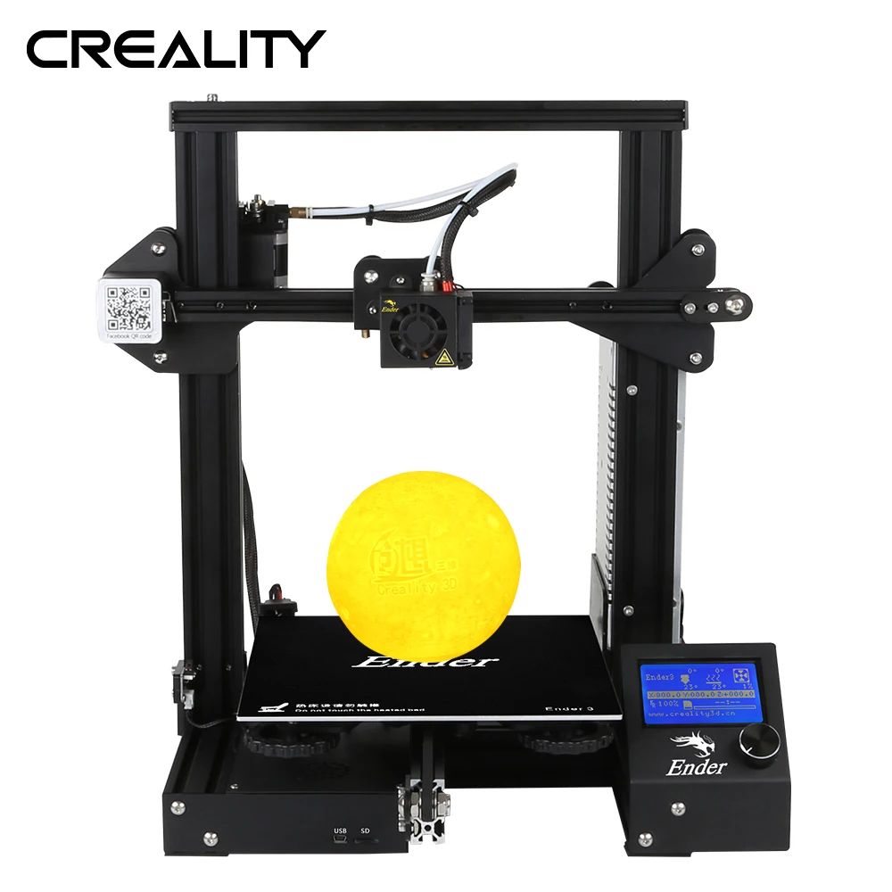 

CREALITY Ender-3 PRO 3D Printer Full Metal DIY Printer With Power Off Resume Print Build Surface Mean Well Power Supply