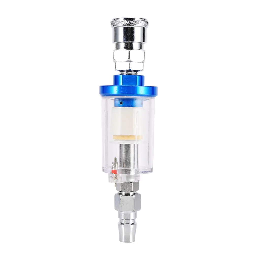 

New Spray Gun Air Line Filter Water Trap Clear Painting Moisture Separator with Male and female adapter Car Accessories