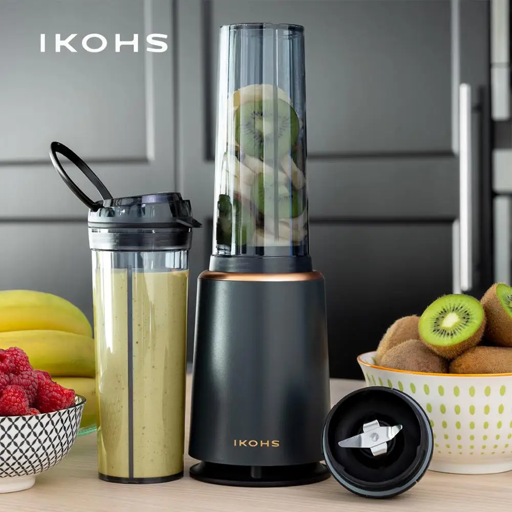 Miglior IKOHS ABDA SOTTILE di Vetro Frullatore Frullati 400ml 230W Verdura Frutta Arancione Spremiagrumi Elettrico Mixer Frullato