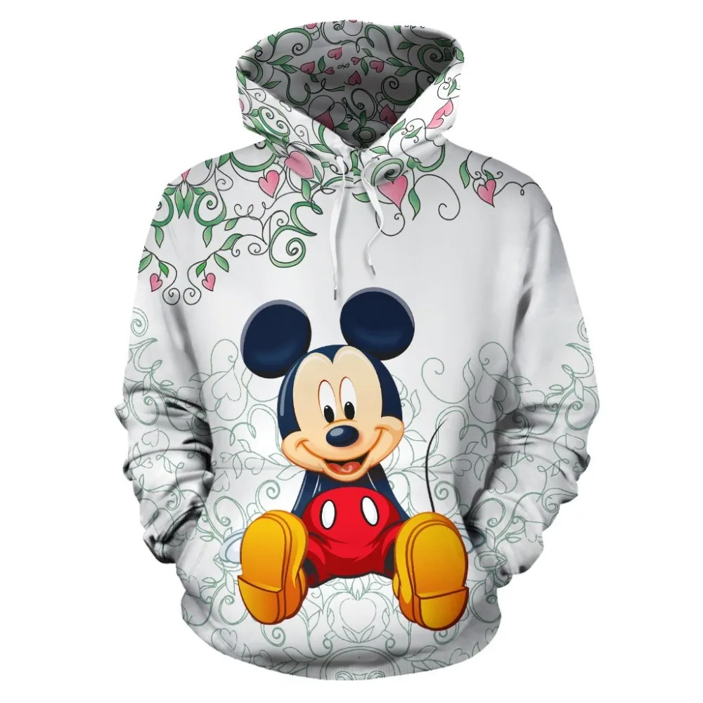 

YX Girl 7XL Mens 3d Print mouse with peach bloss Hoodie Men Women Hooded Sweatshirt Autumn Thin Pullover Outwear Dropshipping