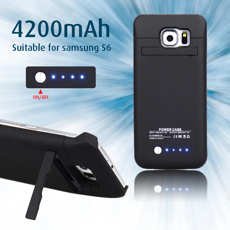 

Battery Case For Galaxy S6 S7 S8 4200 Mah Power Bank Charing Case For Galaxy S7 edge Battery Charger Case