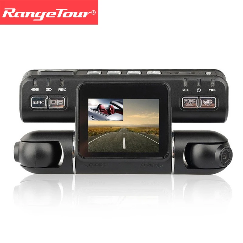Dash Cam Dual Lens Car DVR Vehicle Camera Video Recorder I4000 Full HD 1080P 320 Degree 2.0 Inch LCD G-Sensor Car Dash Cam