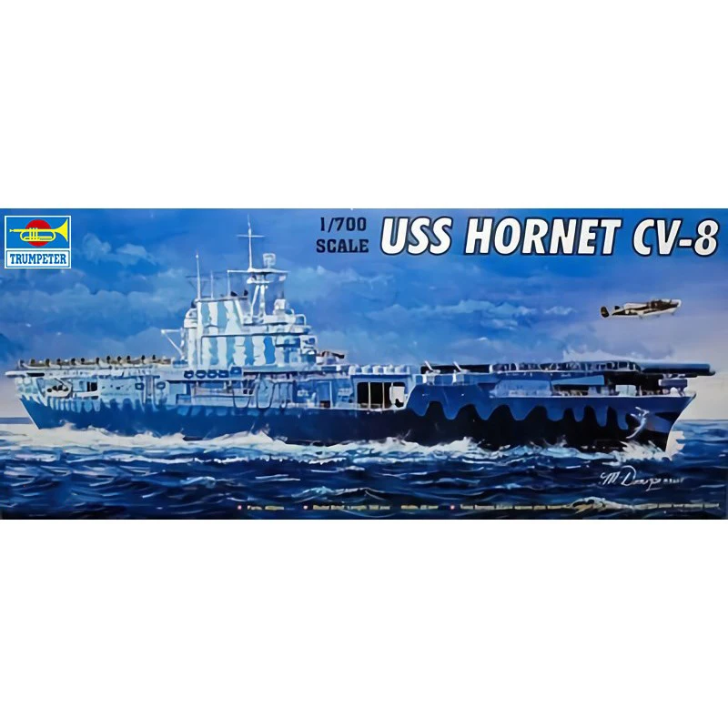 1/700 Трубач 05727 USS HORNET CV-8 модель хобби