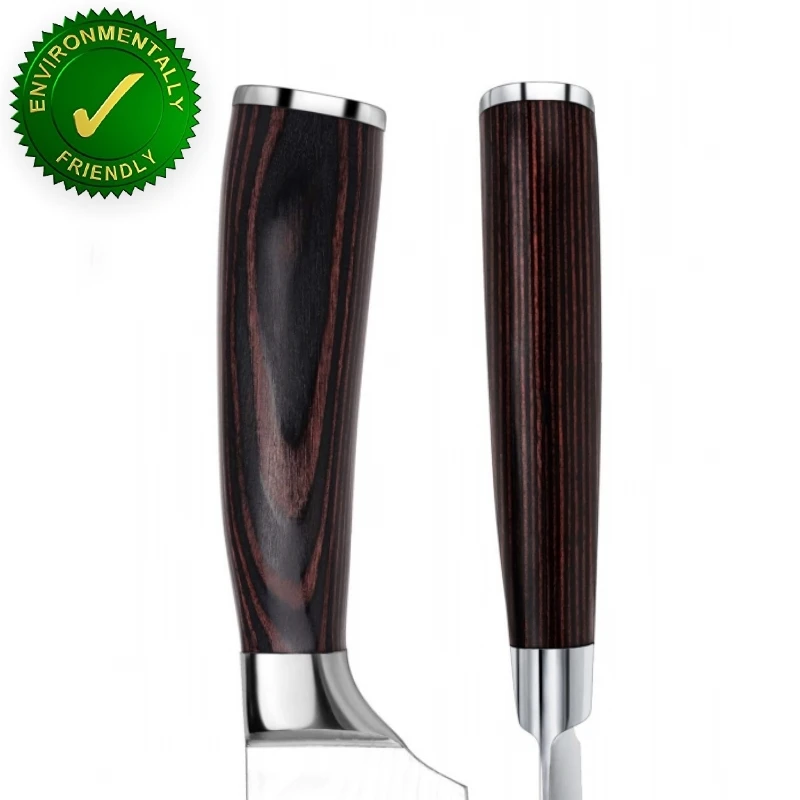 Santoku нож 7 дюймов немецкий Высокоуглеродистый шеф повара из нержавеющей стали