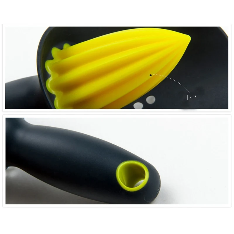 Домашняя оранжевая соковыжималка для лимонов инструмент пластиковая удобная ручная соковыжималка для цитрусовых кухонная соковыжималка инструменты для приготовления пищи