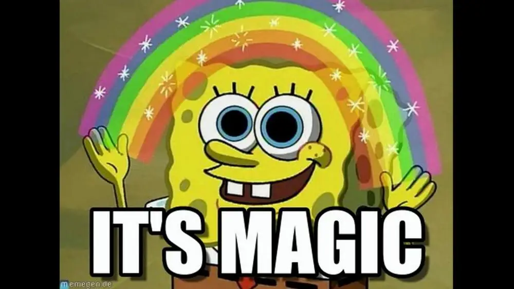 Магия спанч боб картинка