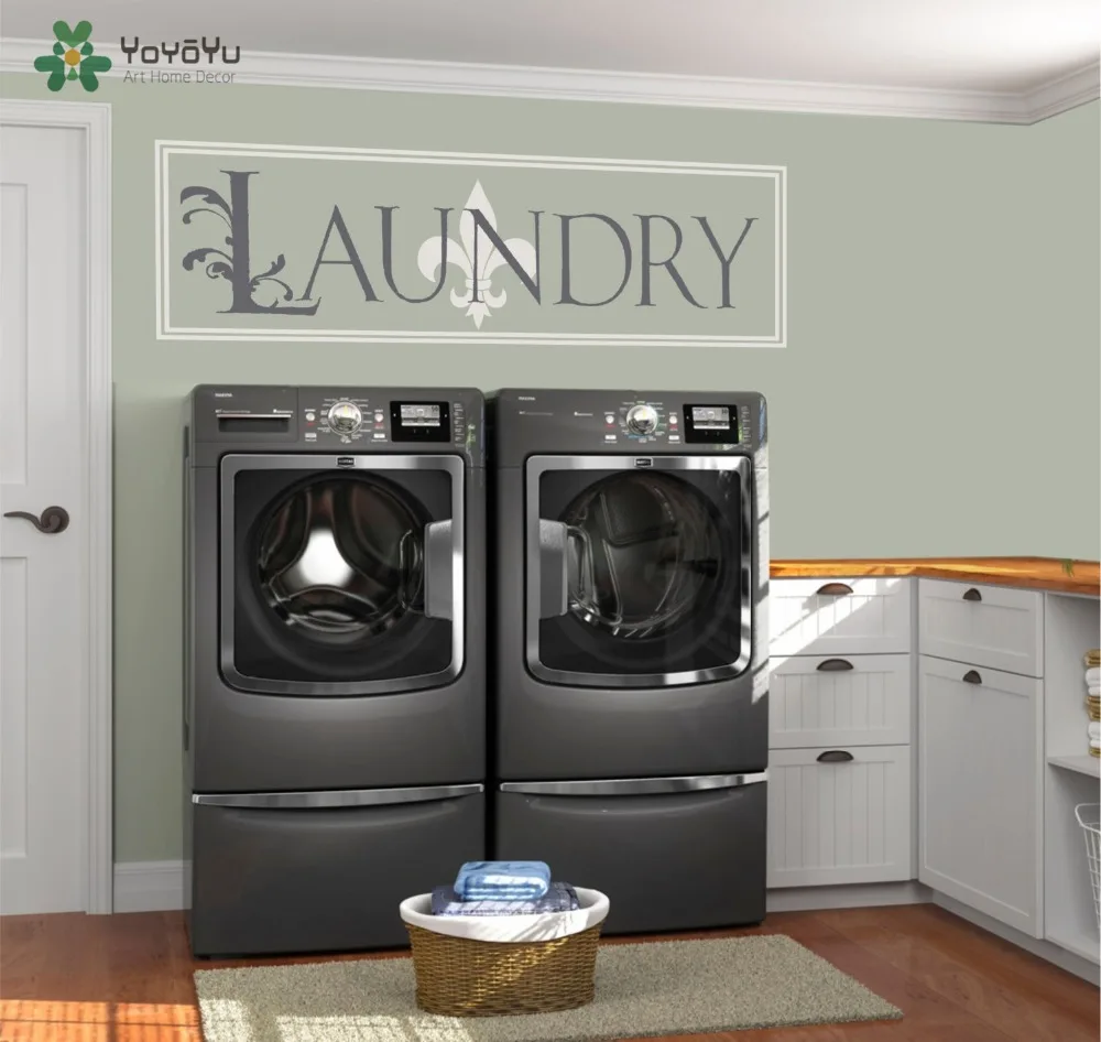 Wall Decal Vinyl Sticker For Laundry Room Art Decoration Home House Laundry Room Art Decoration Home House Decor Design Removable Wall Paper Mouse Over To Zoom In
