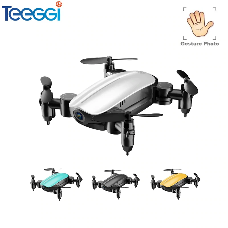 Teeggi T10 мини Drone с/без Камера HD Складная RC горючего высоты вертолета Wi-Fi FPV Micro Карманный селфи Дрон