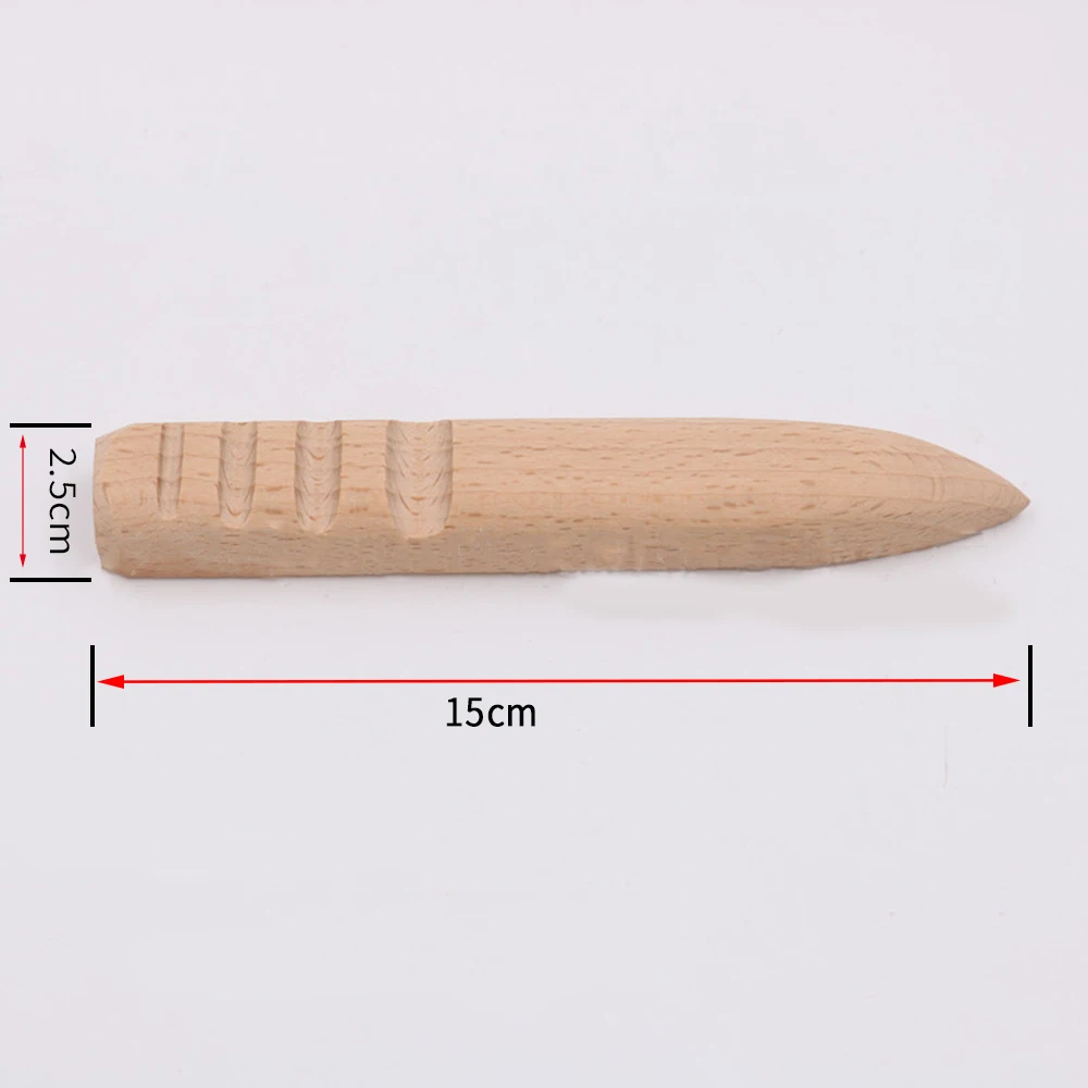 3 шт. многоразмерный деревянный плетеный кожаный кожевенное ремесло Массив дерева круглый полированный край для полированный край Кожа ремесло рабочий инструмент